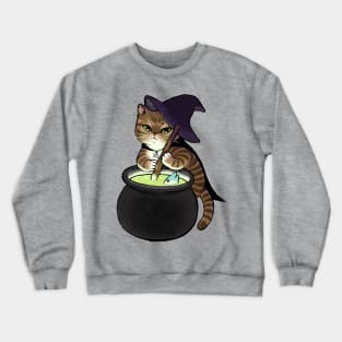 Olaphe the Witch Cat Crewneck Sweatshirt